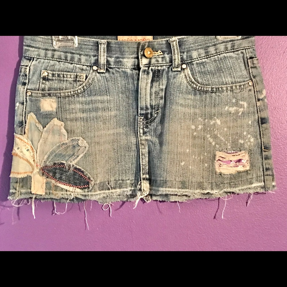 Moño Moño Denim Skirt